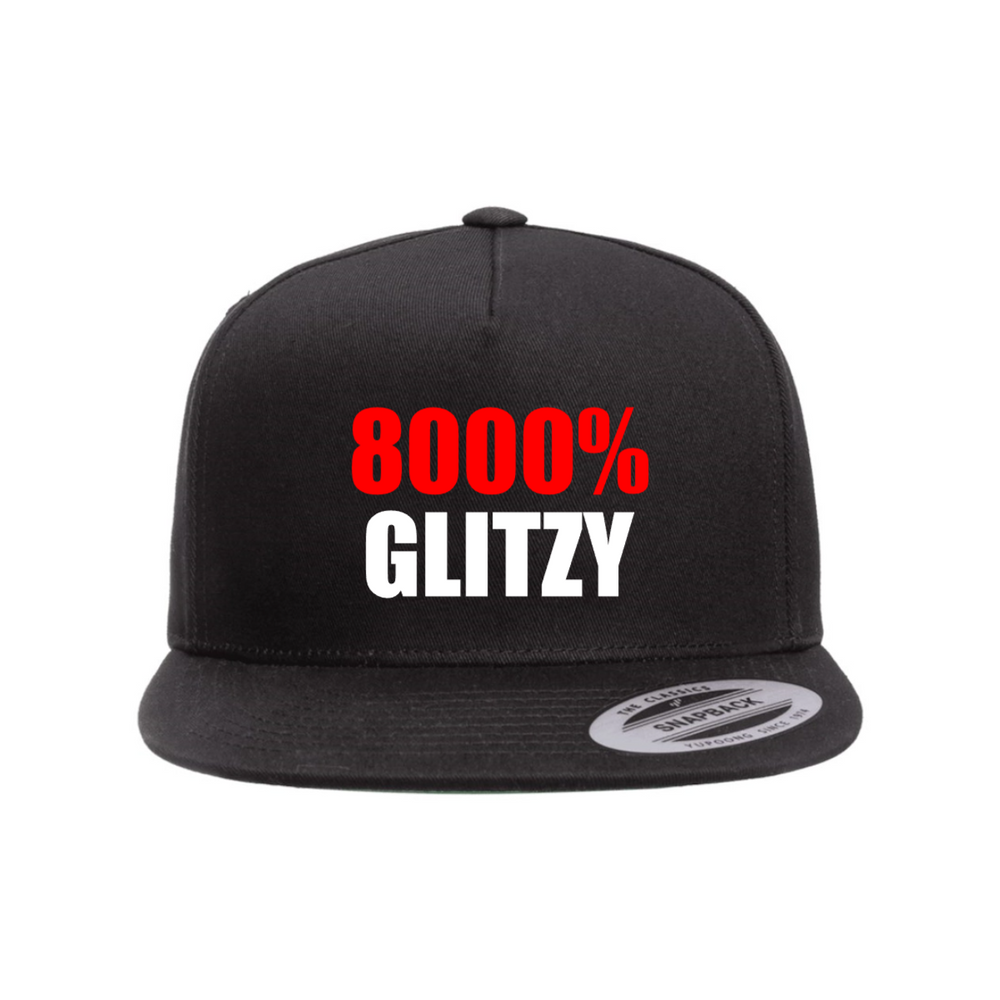 Custom 8000% GLITZY Snapback Hat