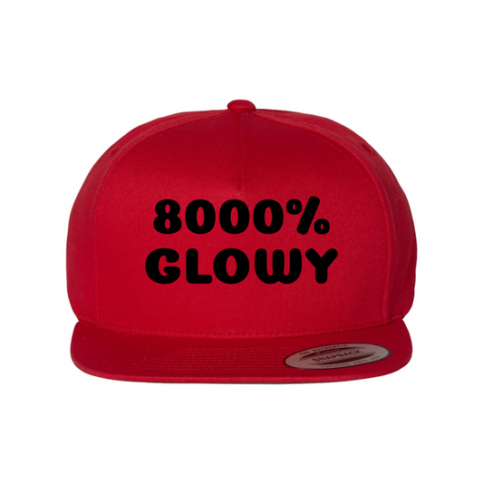 Custom 8000% GLOWY Snapback Hat