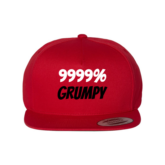 Custom 9999% GRUMPY Snapback Hat