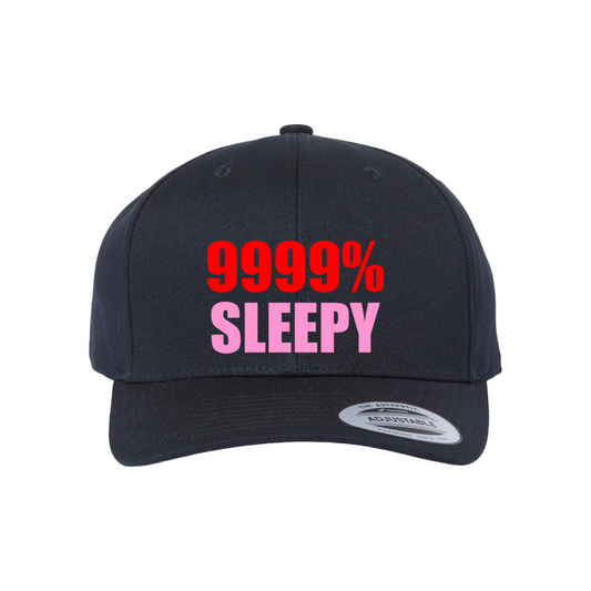 Custom 9999% SLEEPY Snapback Hat