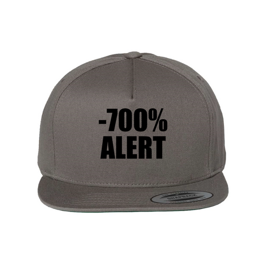 Custom -700% Alert Snapback Hat