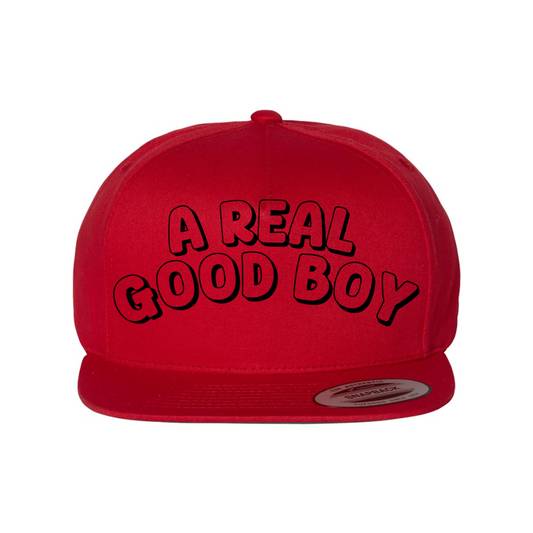 Custom A REAL GOOD BOY Snapback Hat