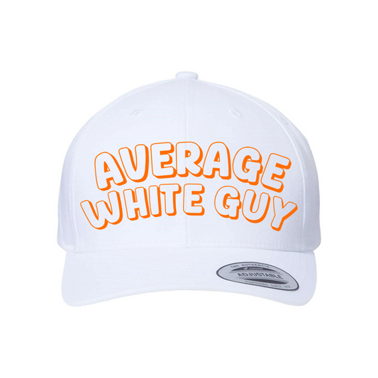 Custom AVERAGE WHITE GUY Snapback Hat