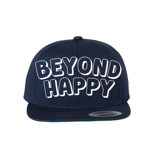 Custom BEYOND HAPPY Snapback Hat