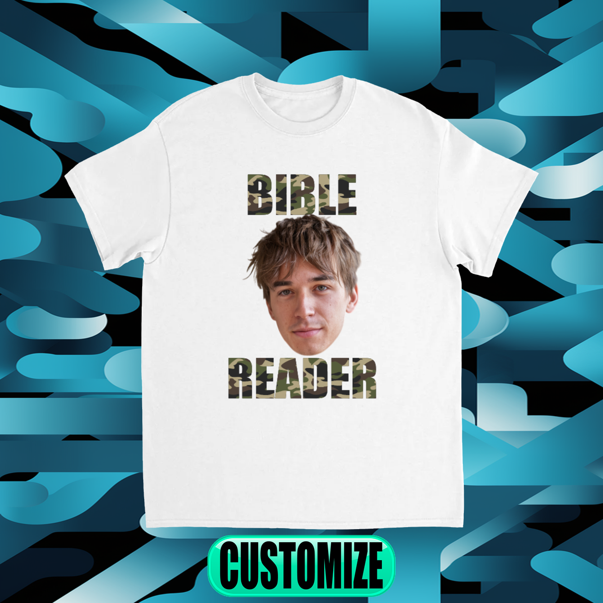 CUSTOM BIBLE READER T-SHIRT