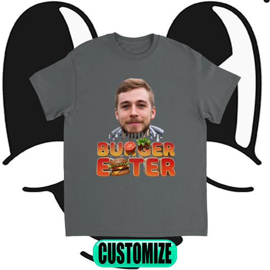 CUSTOM BURGER EATER T-SHIRT