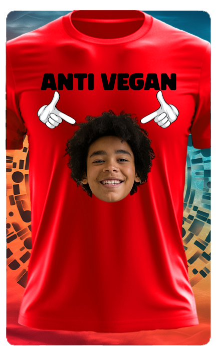 ANTI VEGAN T SHIRT