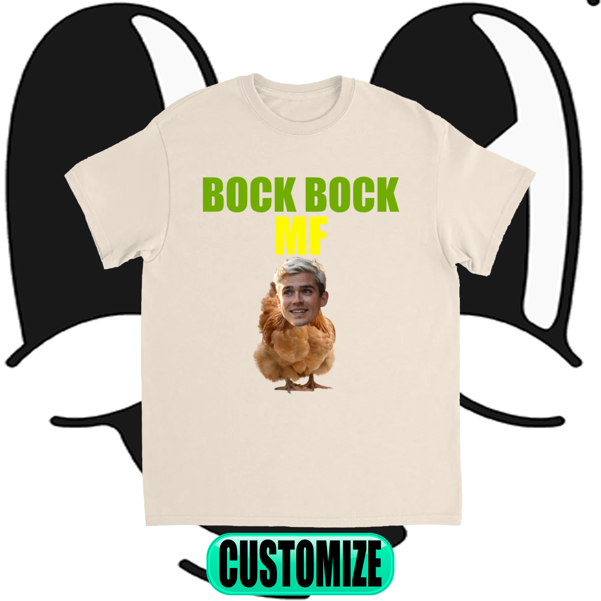 CUSTOM CHICKEN CHARACTER T-SHIRT