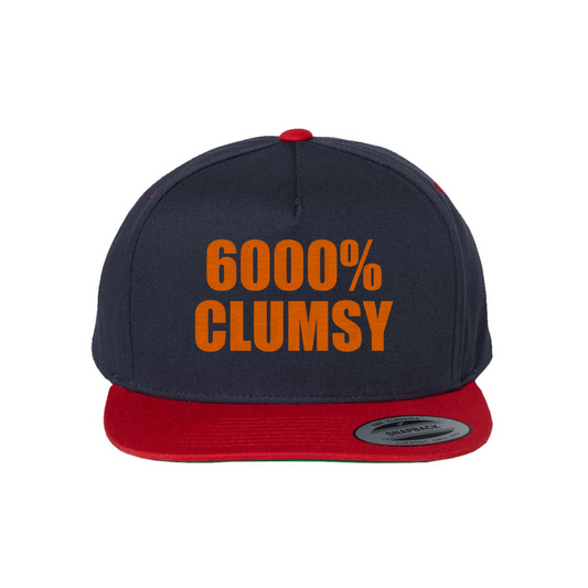 Custom 6000% Clumsy Snapback Hat