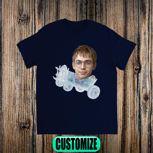 CUSTOM CRYSTAL WAGON RIDING MOUNT T-SHIRT