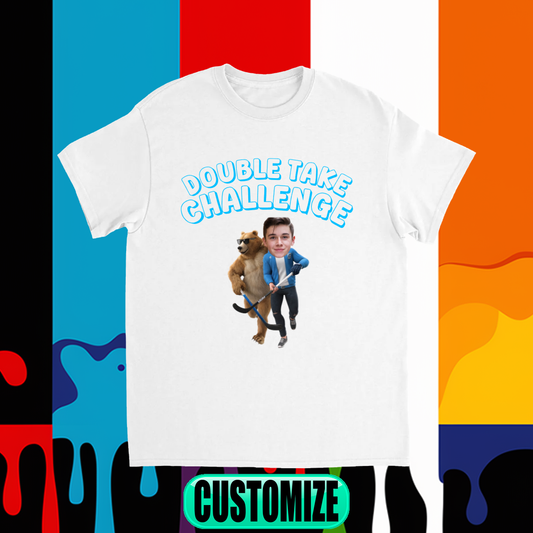 CUSTOM DOUBLE TAKE CHALLENGE T-SHIRT