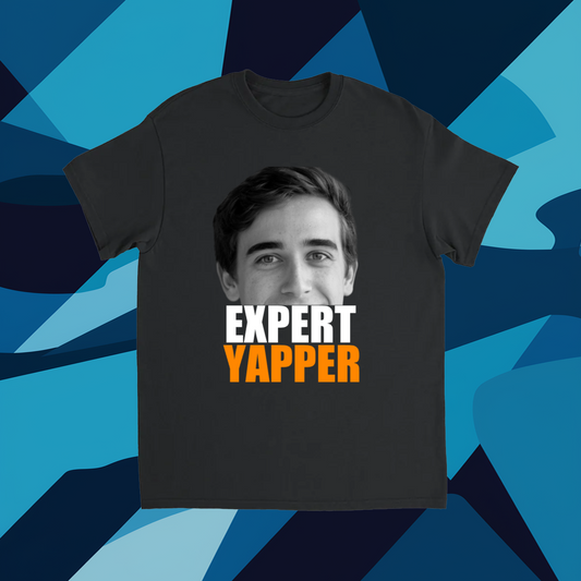 CUSTOM EXPERT YAPPER T-SHIRT (LOWER TEXT)