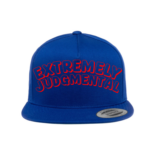 Custom Extremely Judgmental Snapback Hat