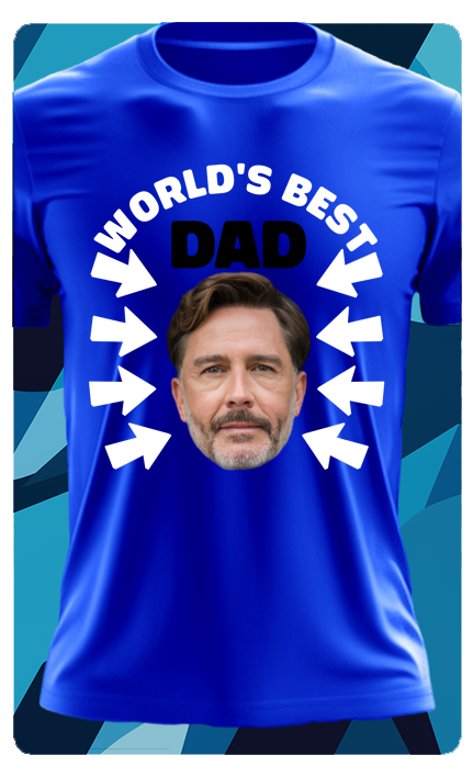 WORLD'S BEST DAD T SHIRT