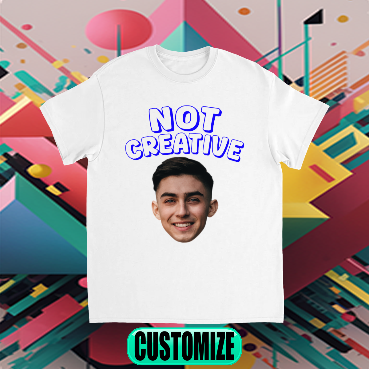 CUSTOM NOT CREATIVE T-SHIRT