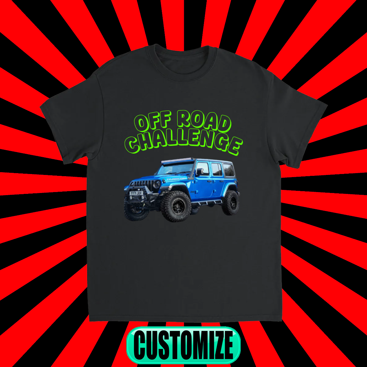 CUSTOM OFF ROAD CHALLENGE T-SHIRT