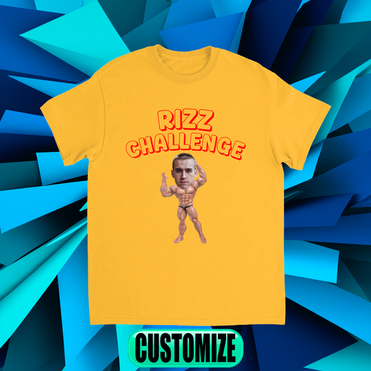 CUSTOM RIZZ CHALLENGE T-SHIRT