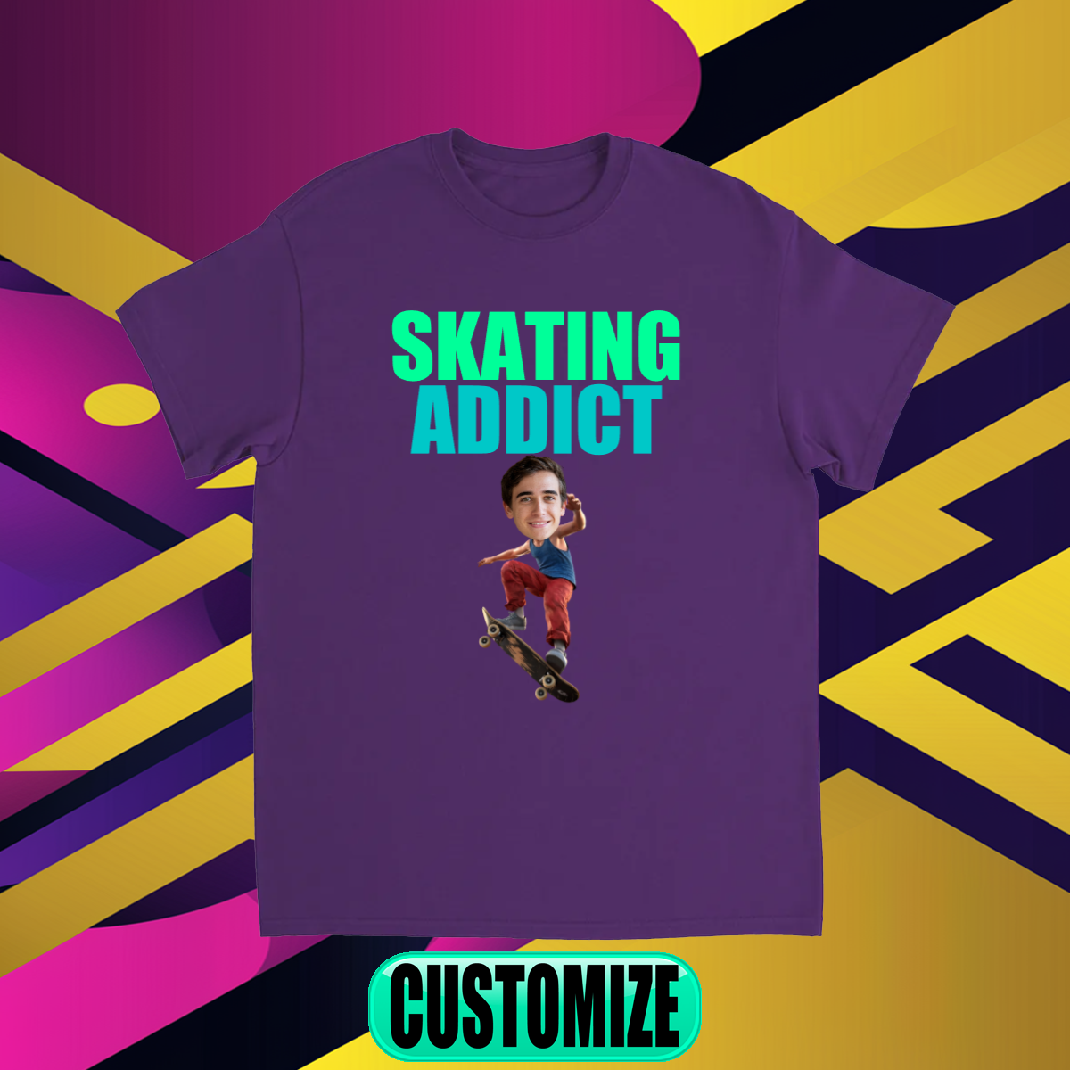 CUSTOM SKATER T-SHIRT