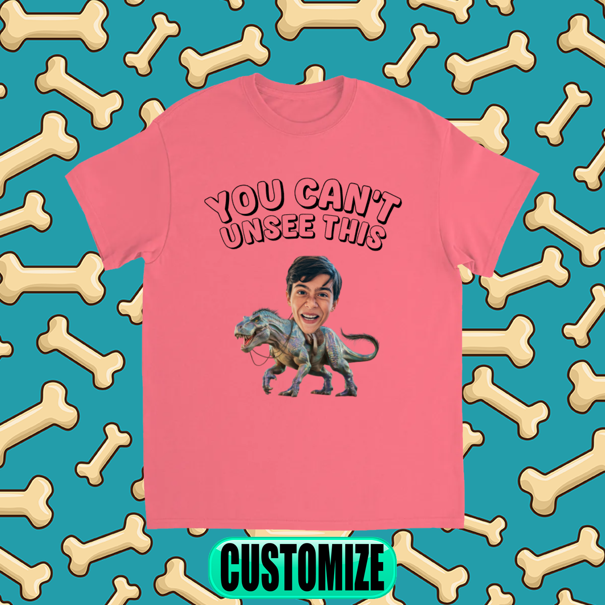 CUSTOM YOU CAN'T UNSEE THIS T-SHIRT (CREATURE MOUNT)