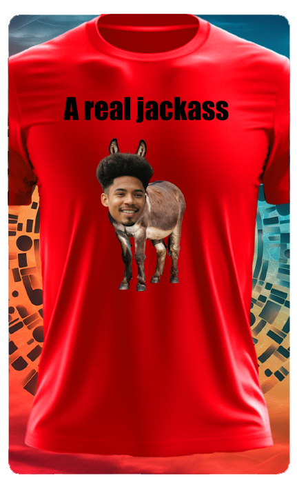 DONKEY T SHIRT (WITH TEXT)