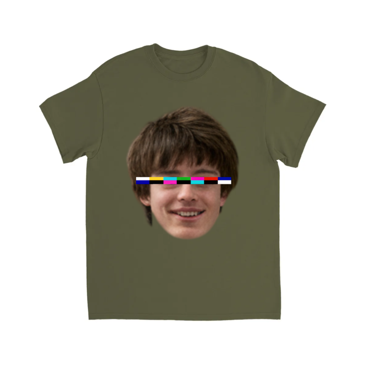 CUSTOM FACE T-SHIRT W/ ERROR BAR