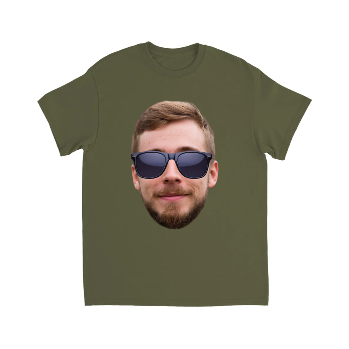 CUSTOM FACE T-SHIRT W/ SUNGLASSES