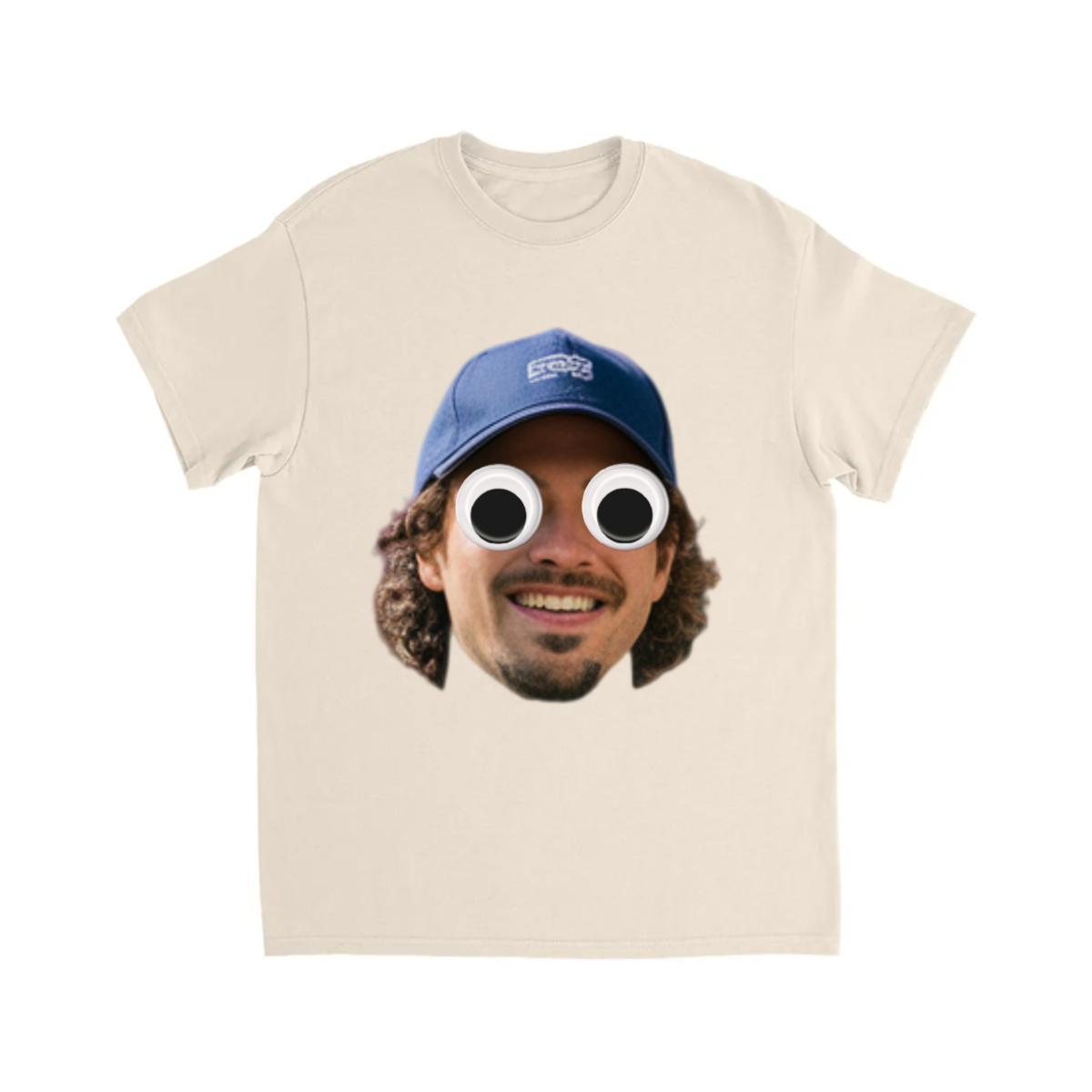 CUSTOM FACE T-SHIRT W/ WIGGLE EYES