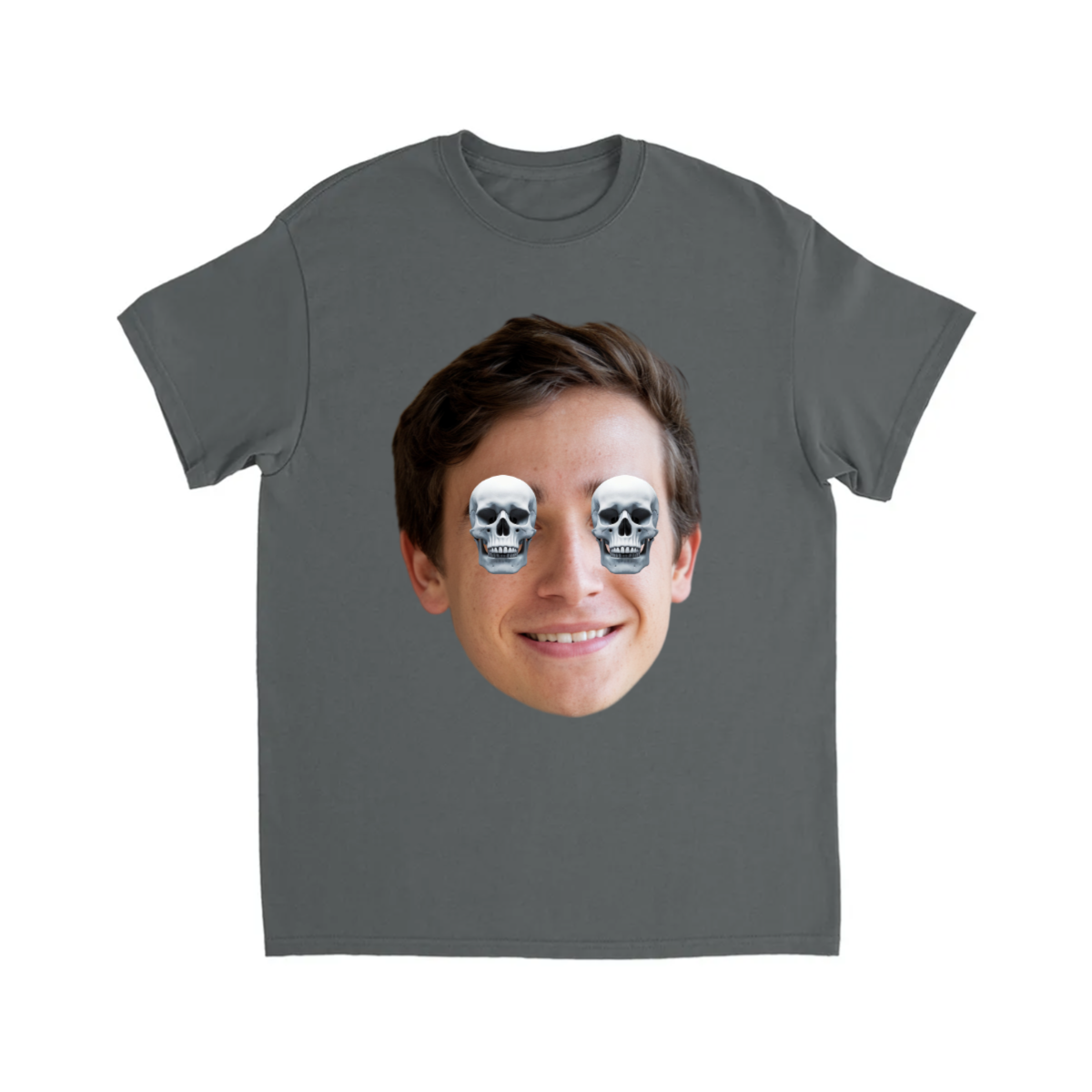 FACE T-SHIRT W/ SKULL EYES