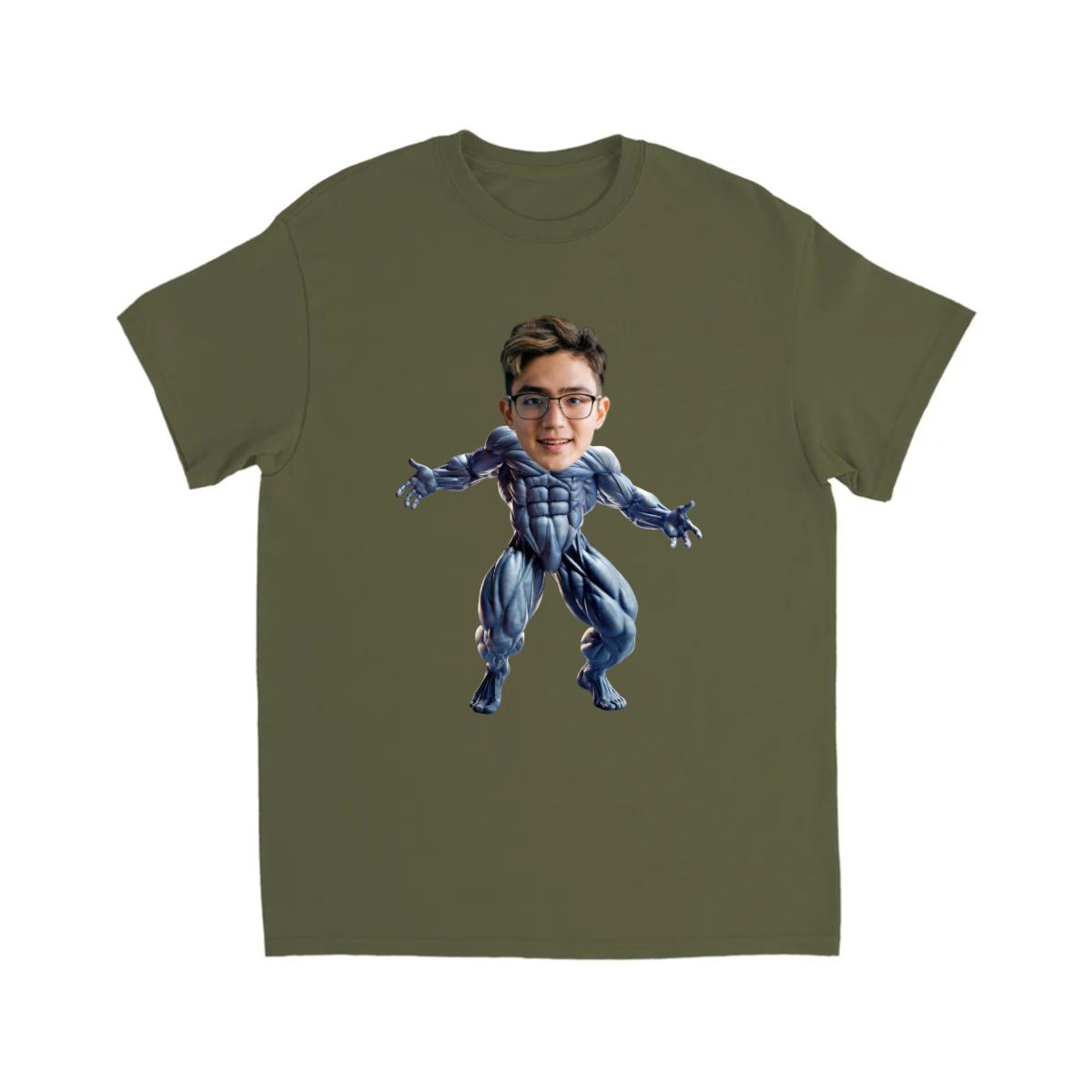 CUSTOM CHARACTER T-SHIRT (STRONG MAN)