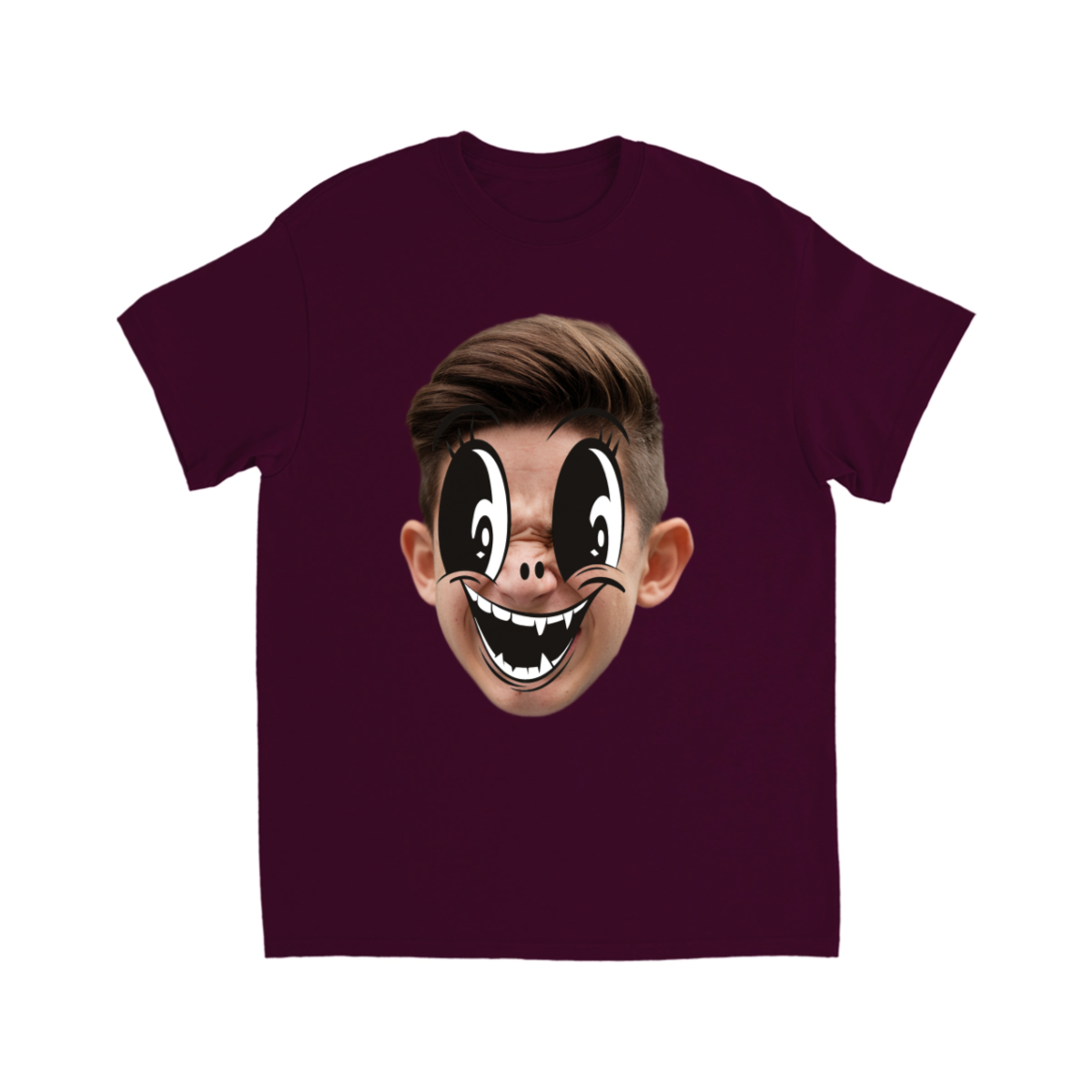 CUSTOM FACE OVERLAY T-SHIRT (#9)