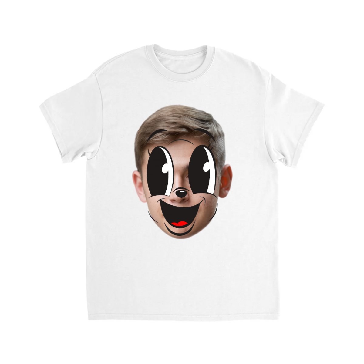 CUSTOM FACE OVERLAY T-SHIRT (FACE 2)