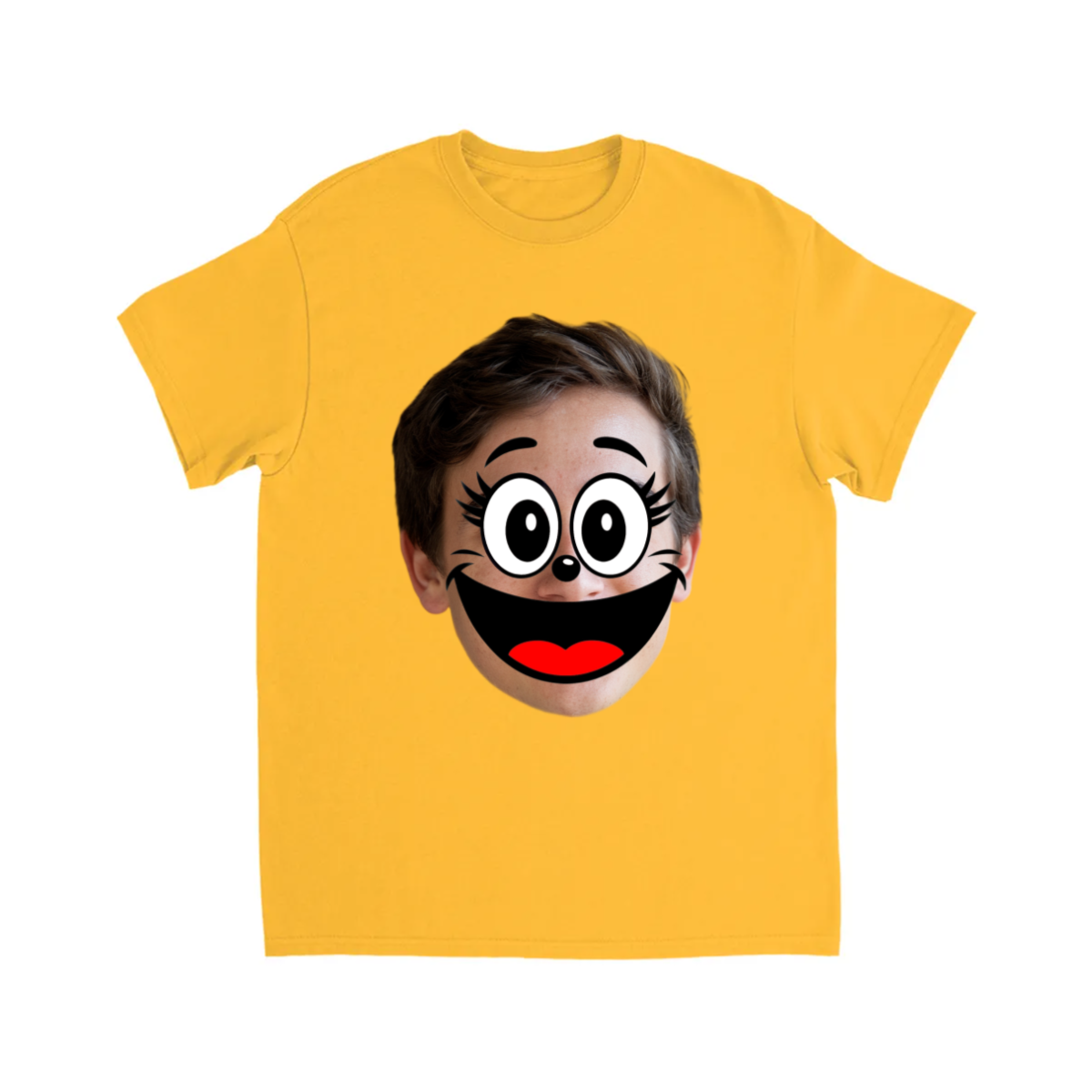 CUSTOM FACE OVERLAY T-SHIRT (FACE 1)