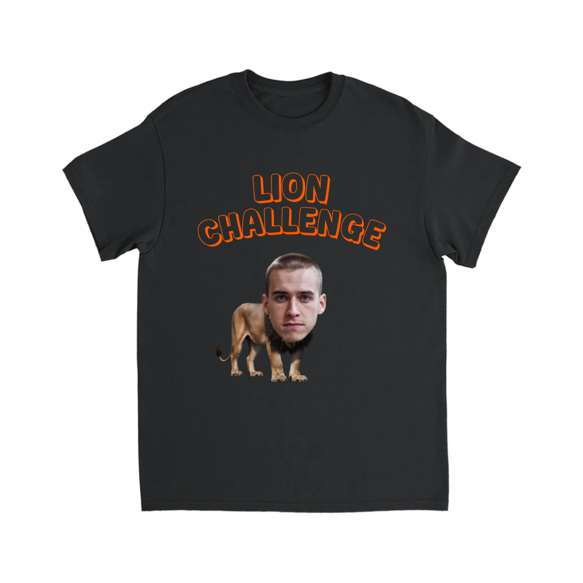 CUSTOM LION CHALLNGE T-SHIRT