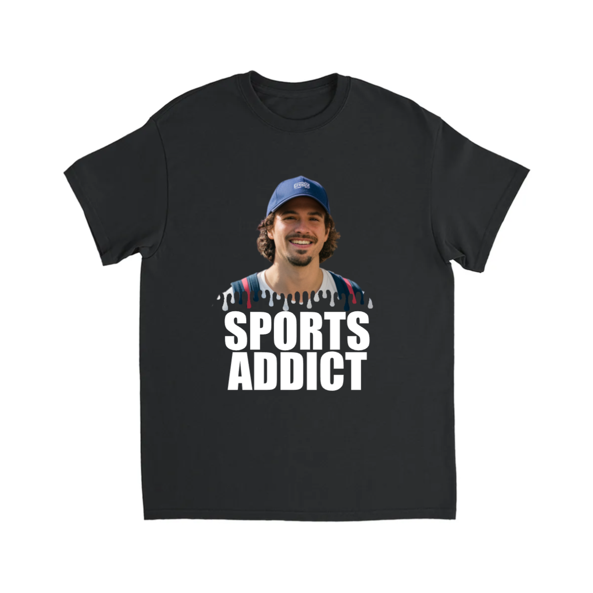 CUSTOM SPORTS ADDICT T-SHIRT