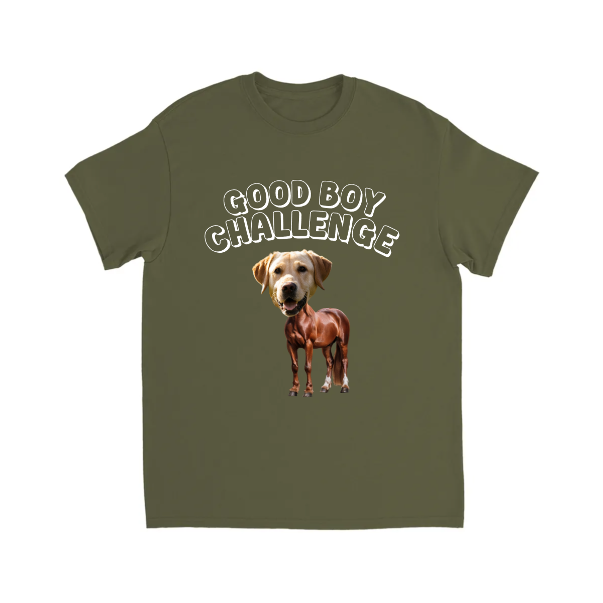 CUSTOM GOOD BOY CHALLENGE T-SHIRT