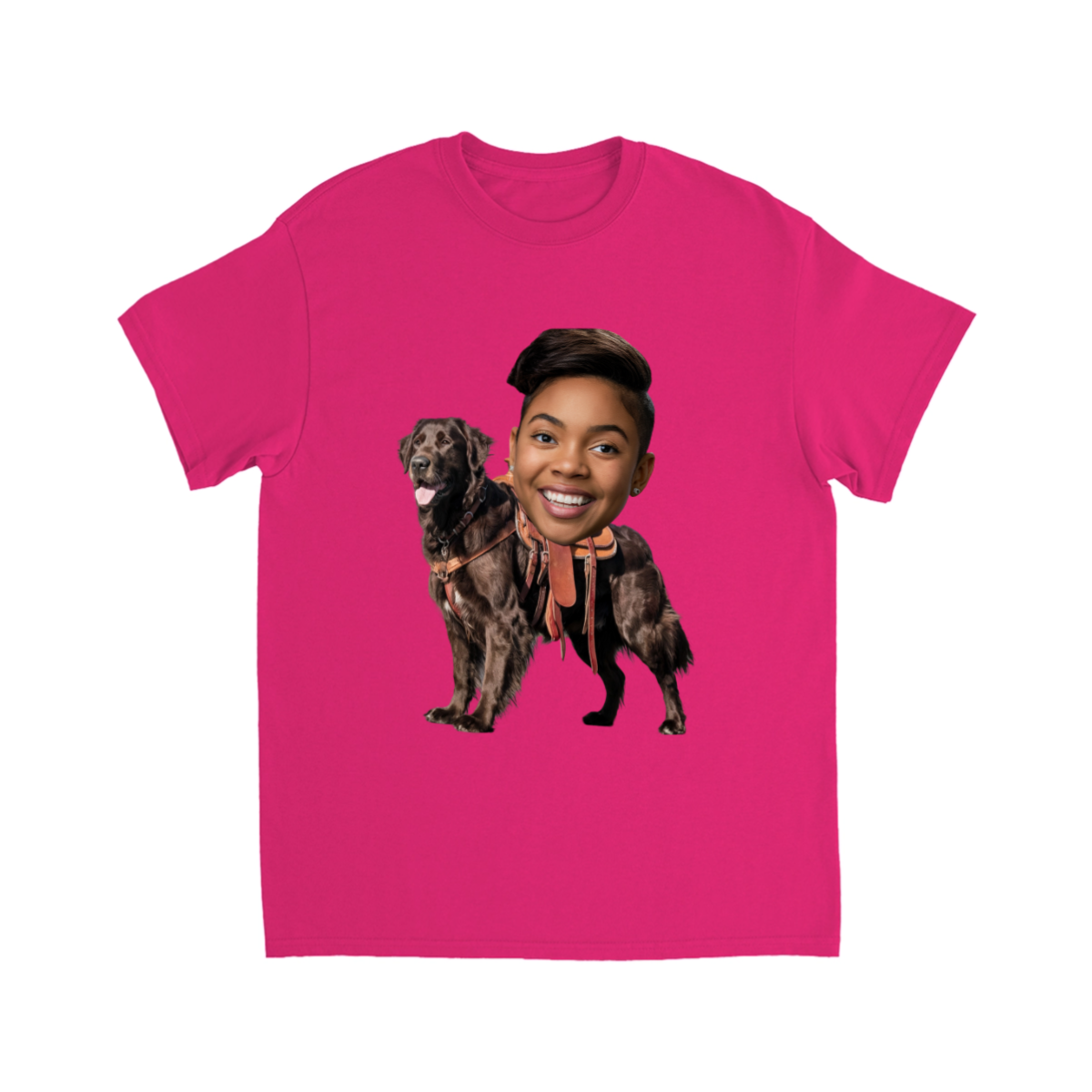 CUSTOM DOBERMAN PINSCHER DOG RIDING MOUNT T-SHIRT