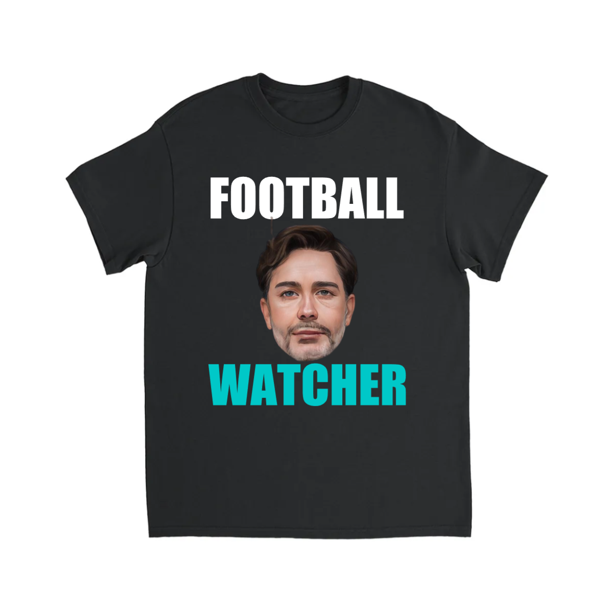 CUSTOM FOOTBALL WATCHER T-SHIRT