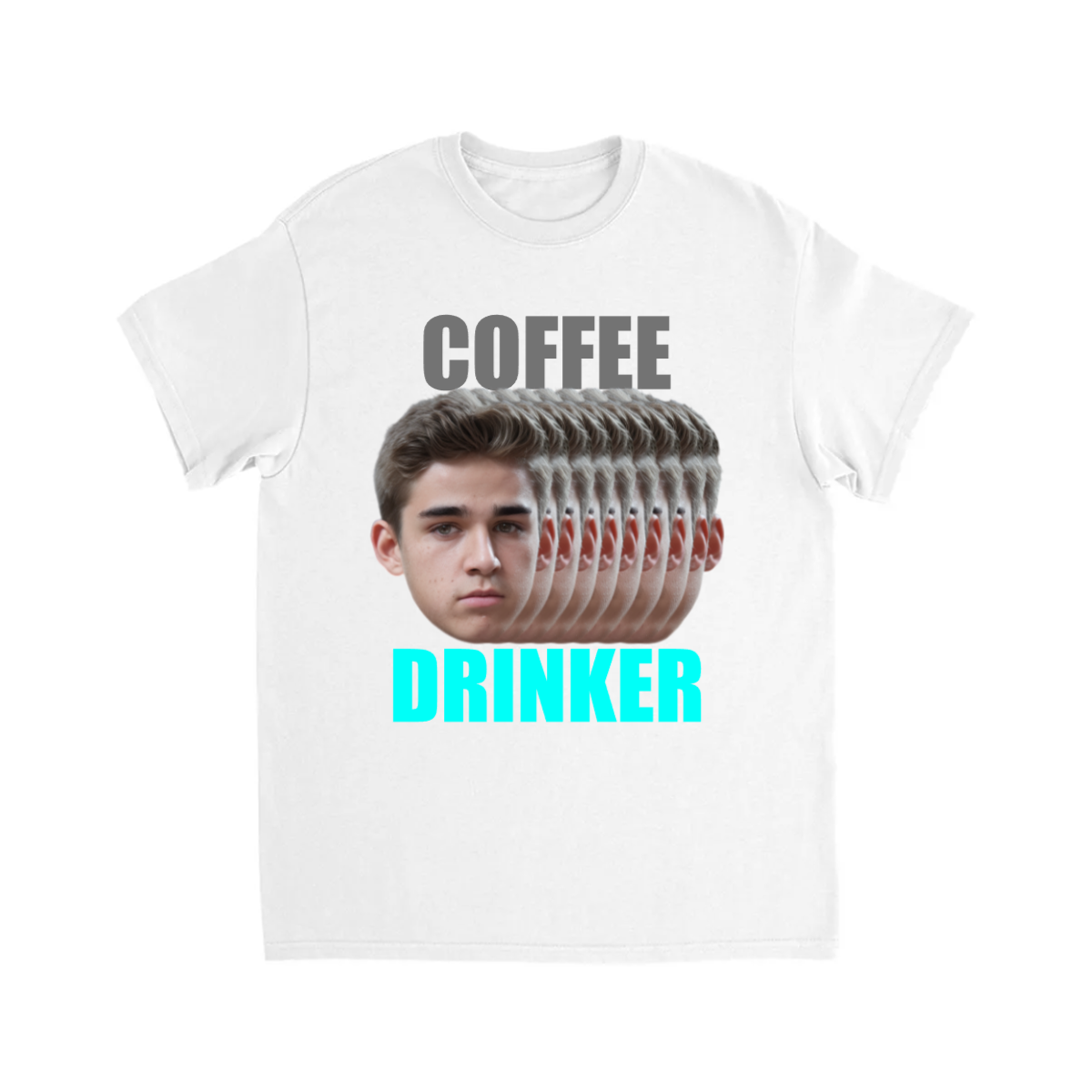 CUSTOM COFFEE DRINKER T-SHIRT