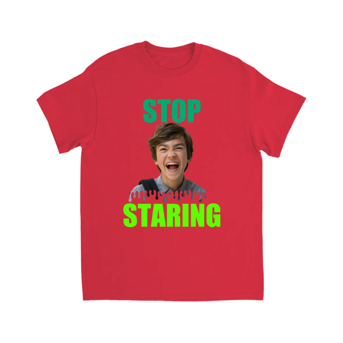 CUSTOM STOP STARING T-SHIRT