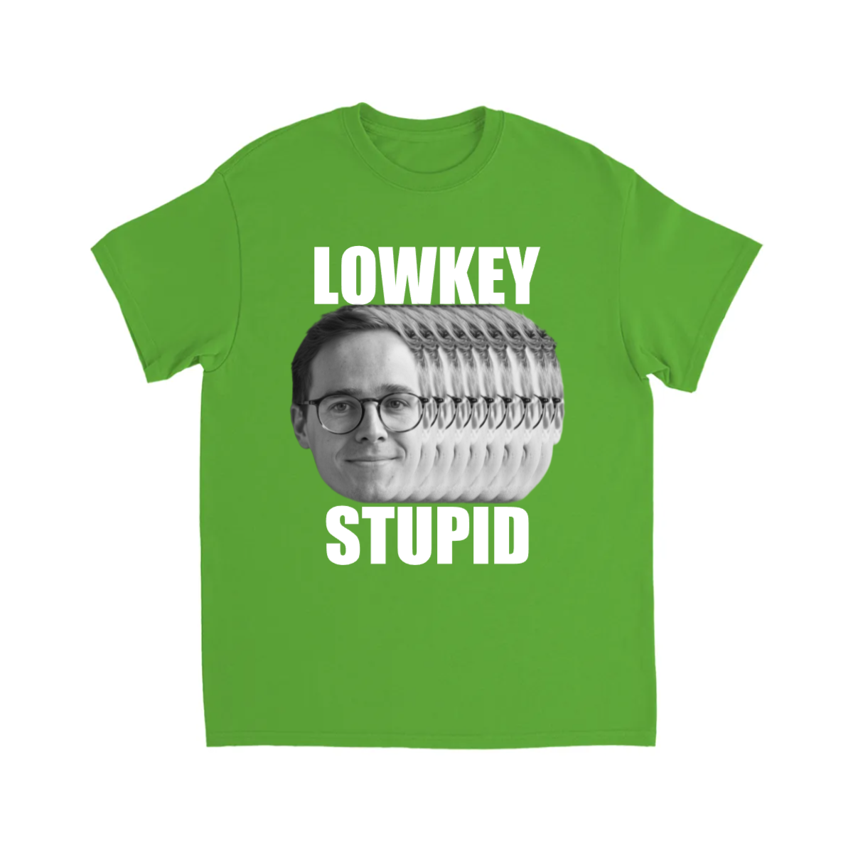 CUSTOM LOWKEY STUPID T-SHIRT