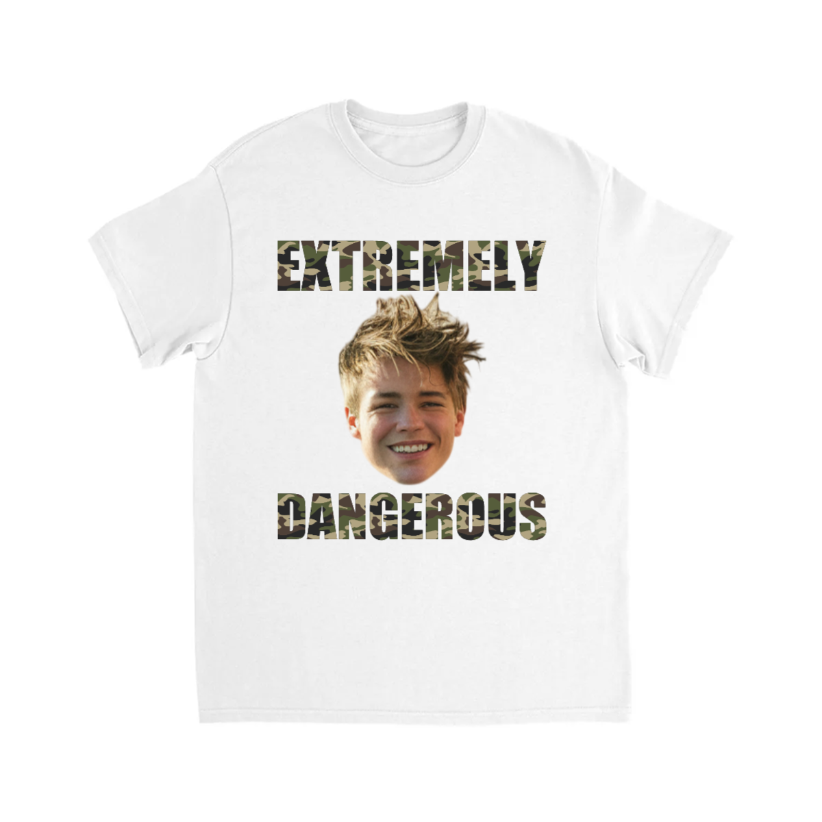 CUSTOM EXTREMELY DANGEROUS T-SHIRT