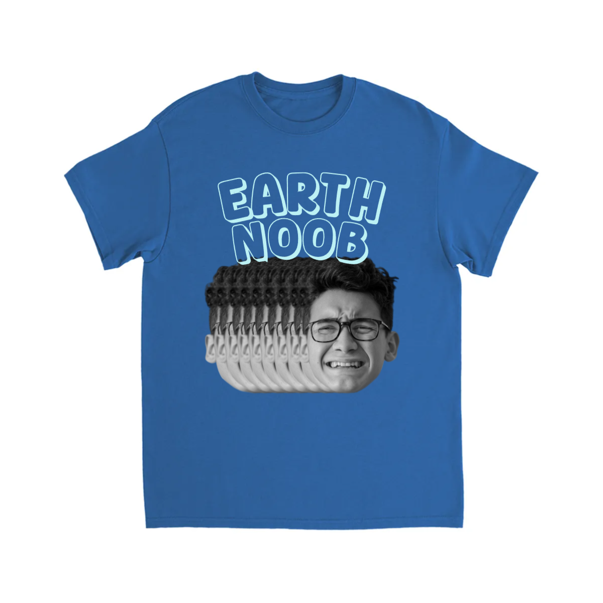 CUSTOM EARTH NOOB T-SHIRT