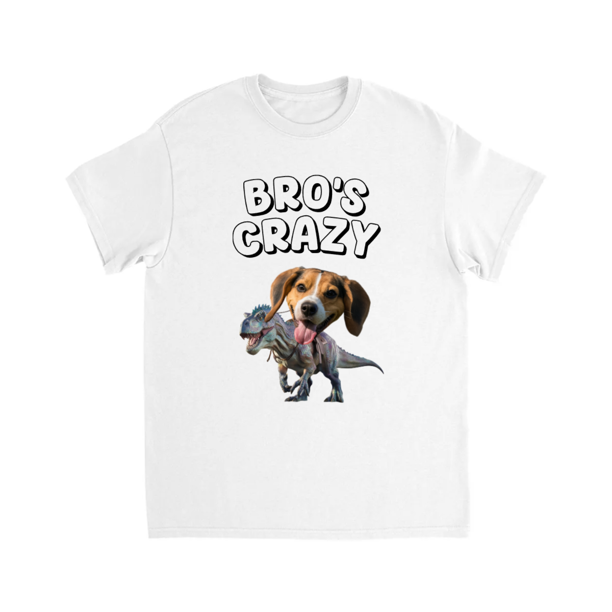 CUSTOM BRO'S CRAZY T-SHIRT (CREATURE MOUNT)