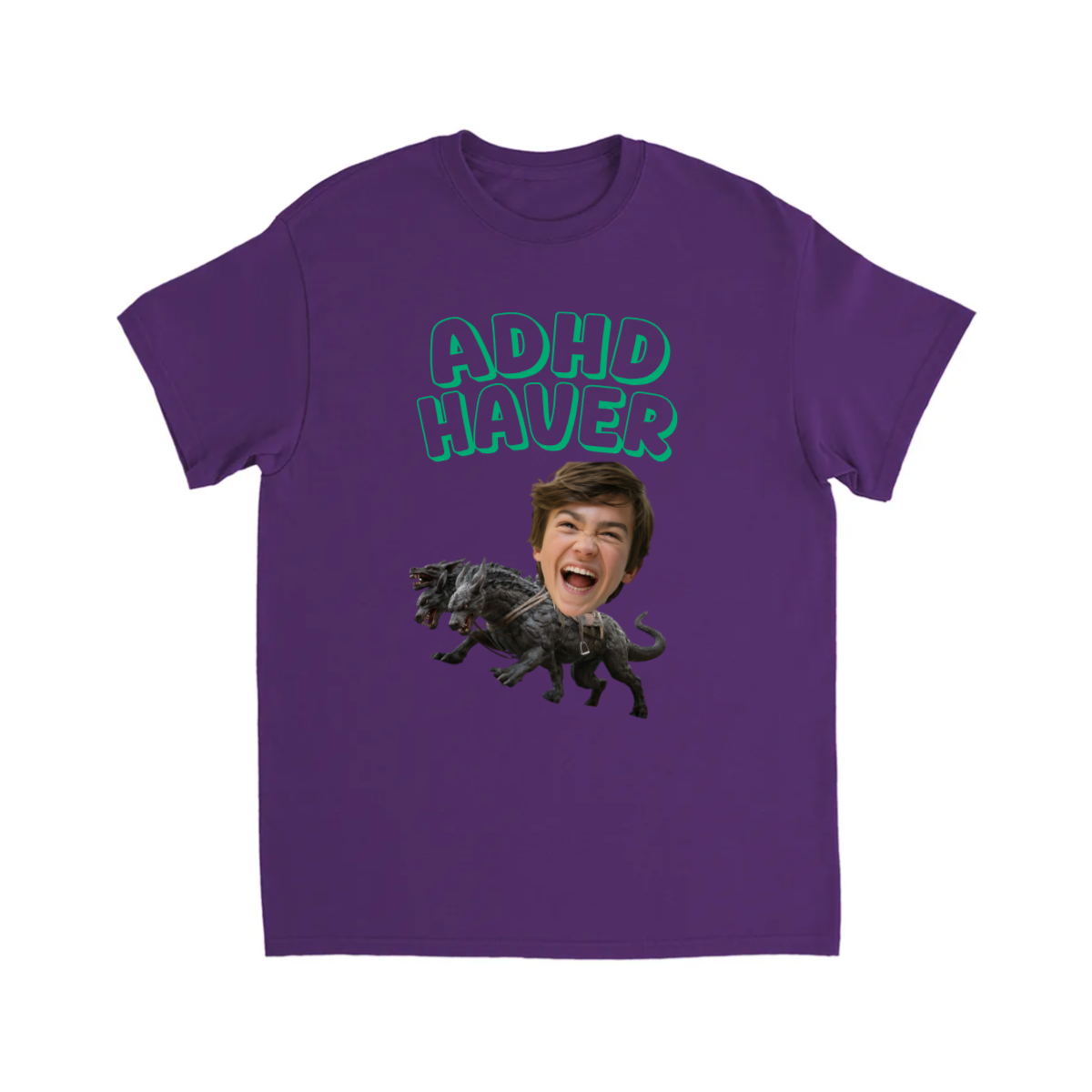 CUSTOM ADHD HAVER T-SHIRT (W/ RIDING MOUNT)