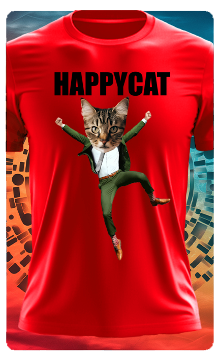 HAPPY CAT PET T SHIRT