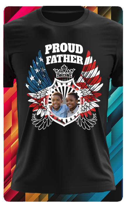 PROUD FATHER T SHIRT